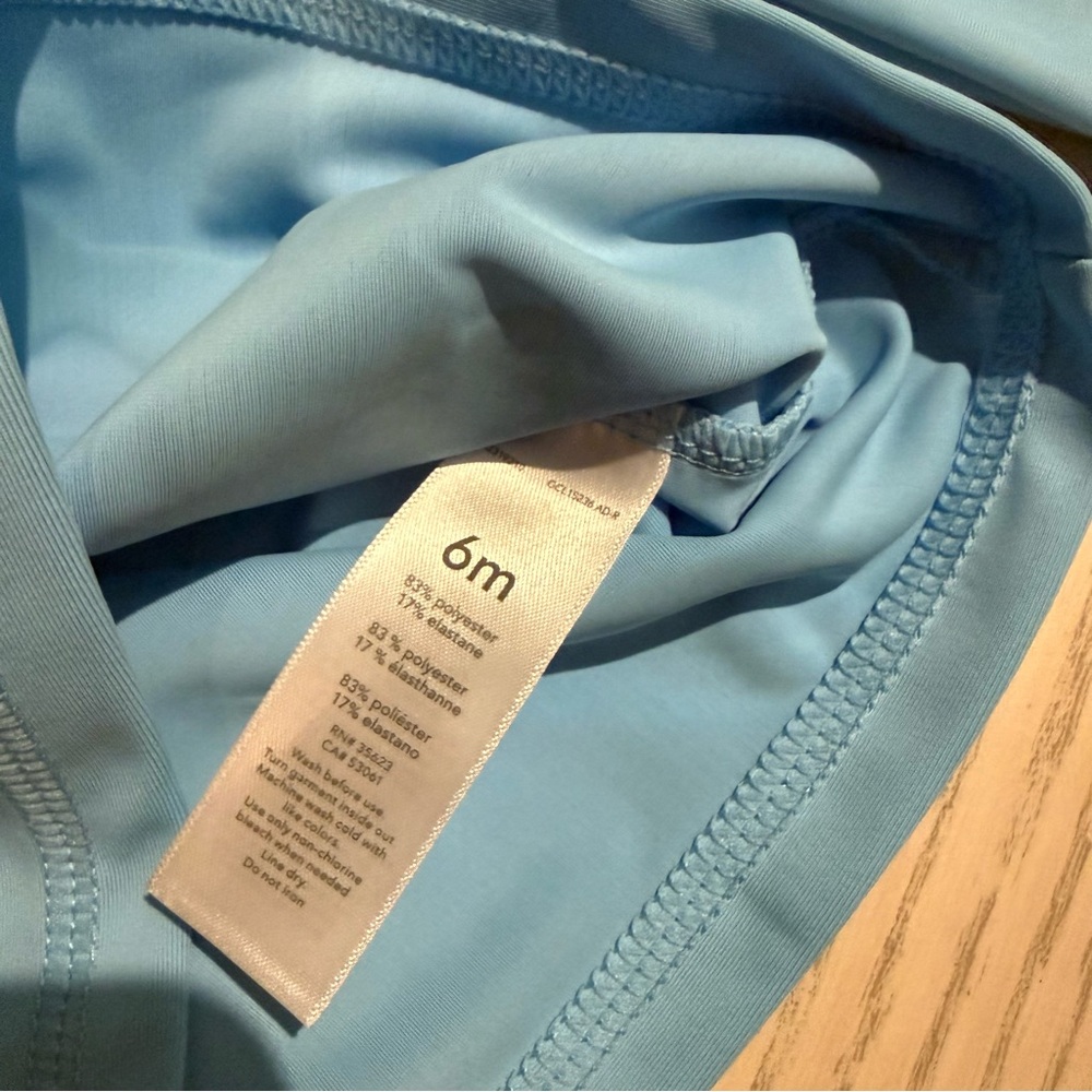 Carter’s Baby Boy Shark Swim Set Size 6 Months UPF 50+ 2Pc Blue NEW - Picture 9 of 10